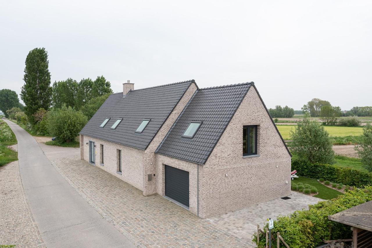 Polderwoning 'Cleylantshof' Villa Sint-Laureins Exteriör bild