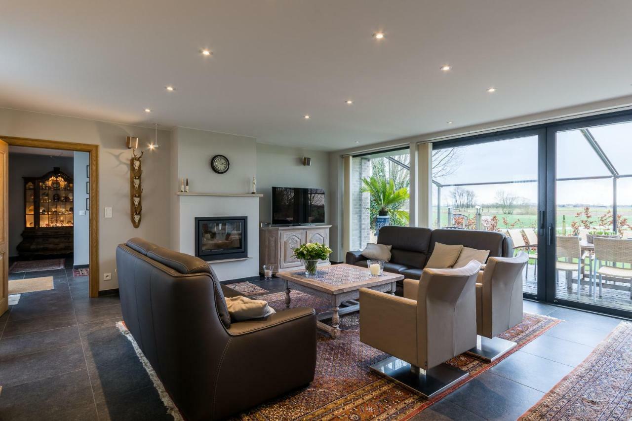 Polderwoning 'Cleylantshof' Villa Sint-Laureins Exteriör bild